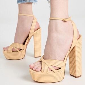 Aquazzura Sundance Plateau Platform Heels